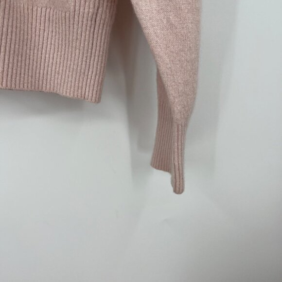 Reiss AUDREY CREW NECK KNITTED sweater jumper light pale pink woman's size mediu - Picture 3 of 11